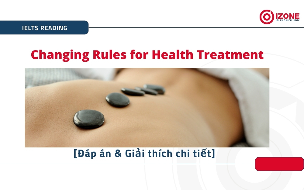 Changing Rules for Health Treatment IELTS Reading