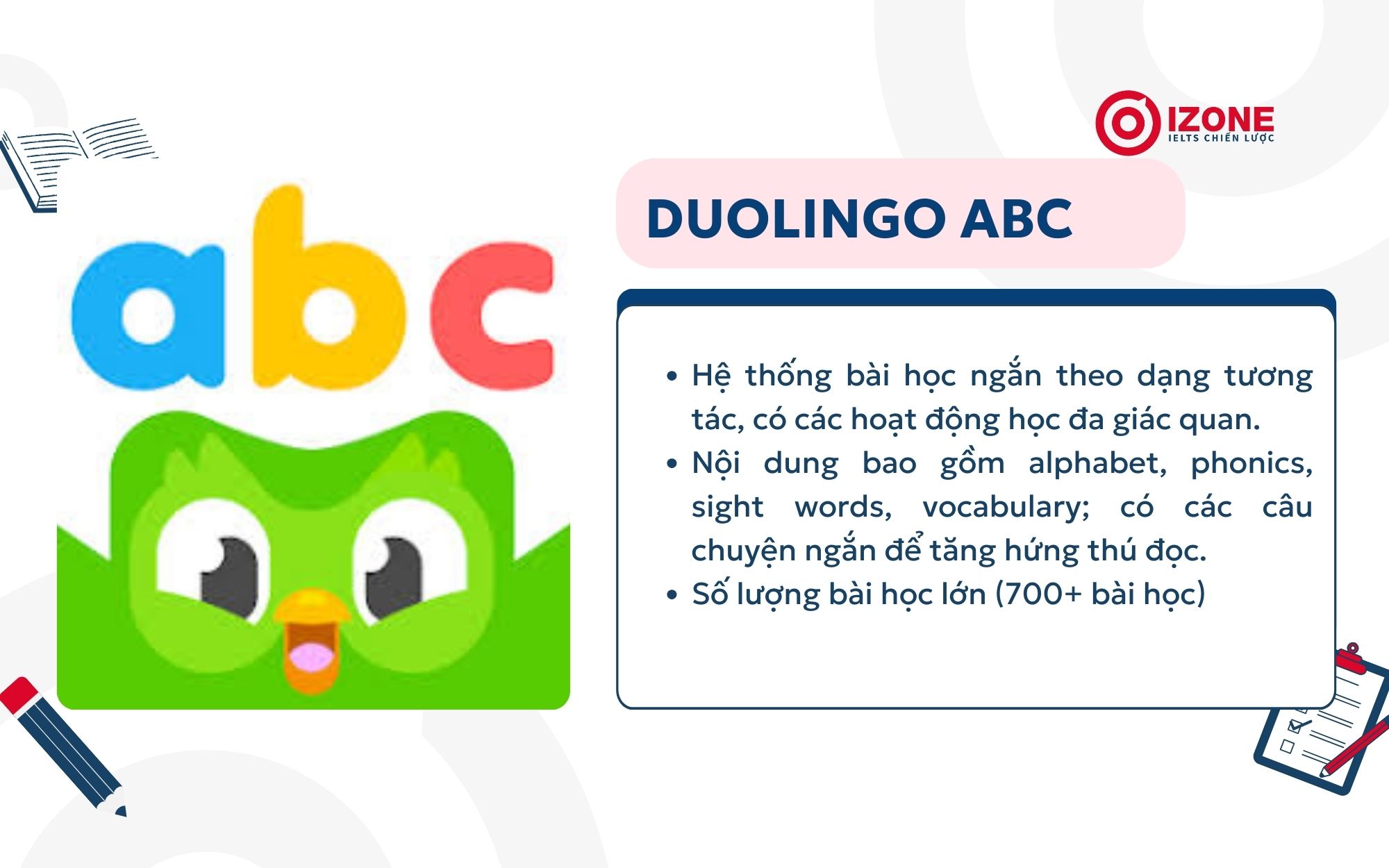 app học tiếng Anh cho bé