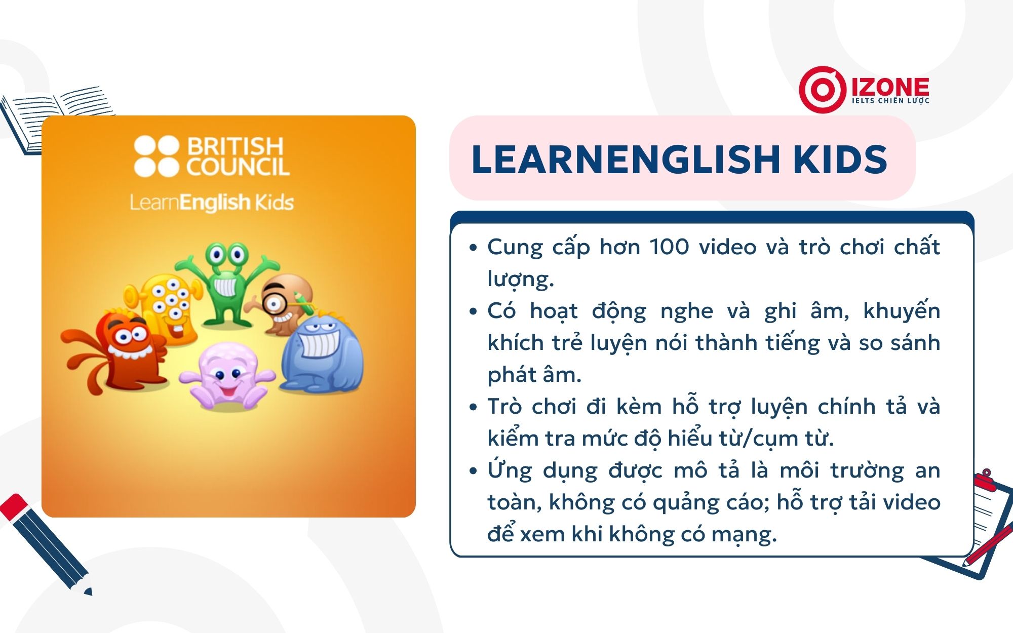 app học tiếng Anh cho bé