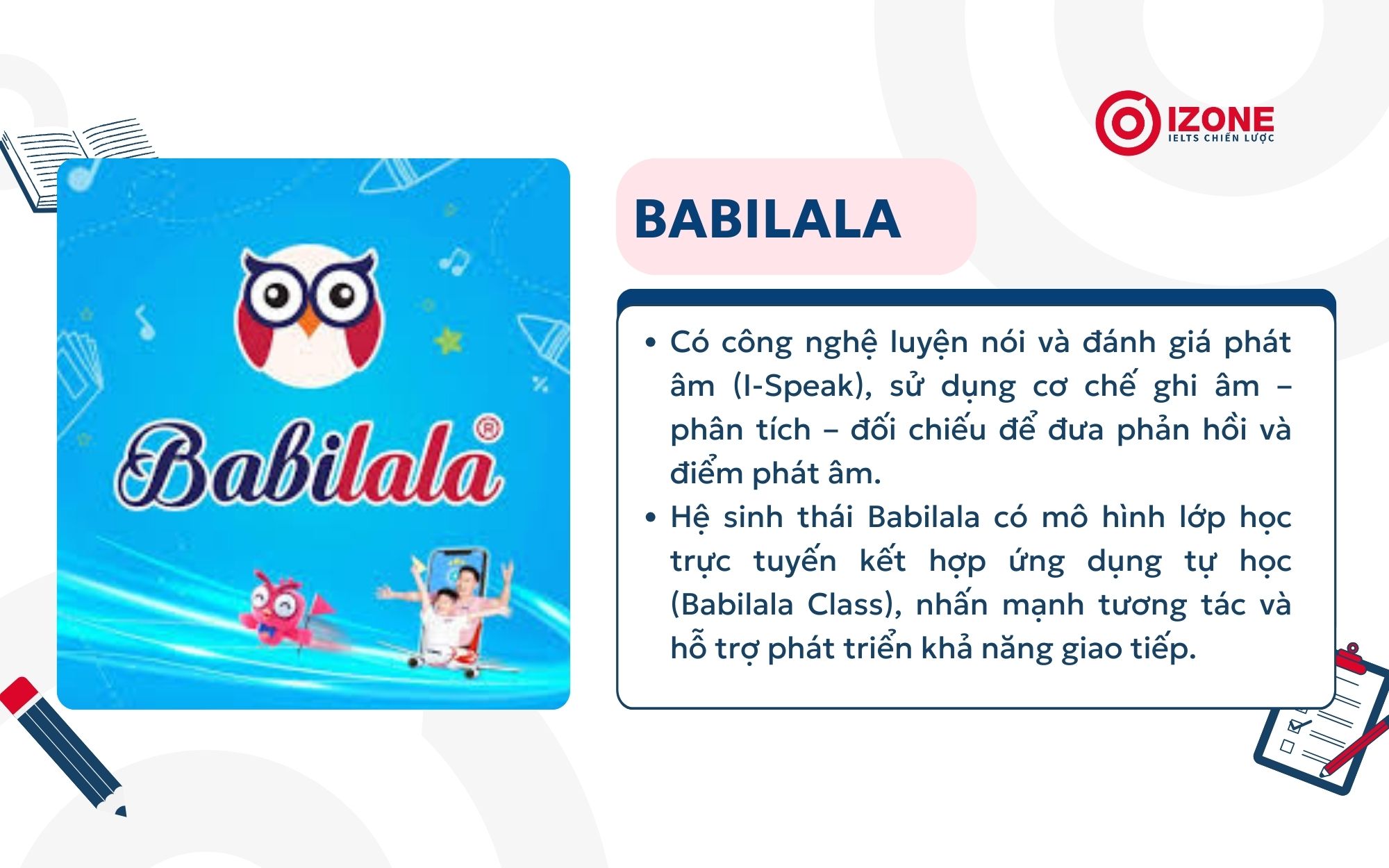 App học tiếng Anh cho bé