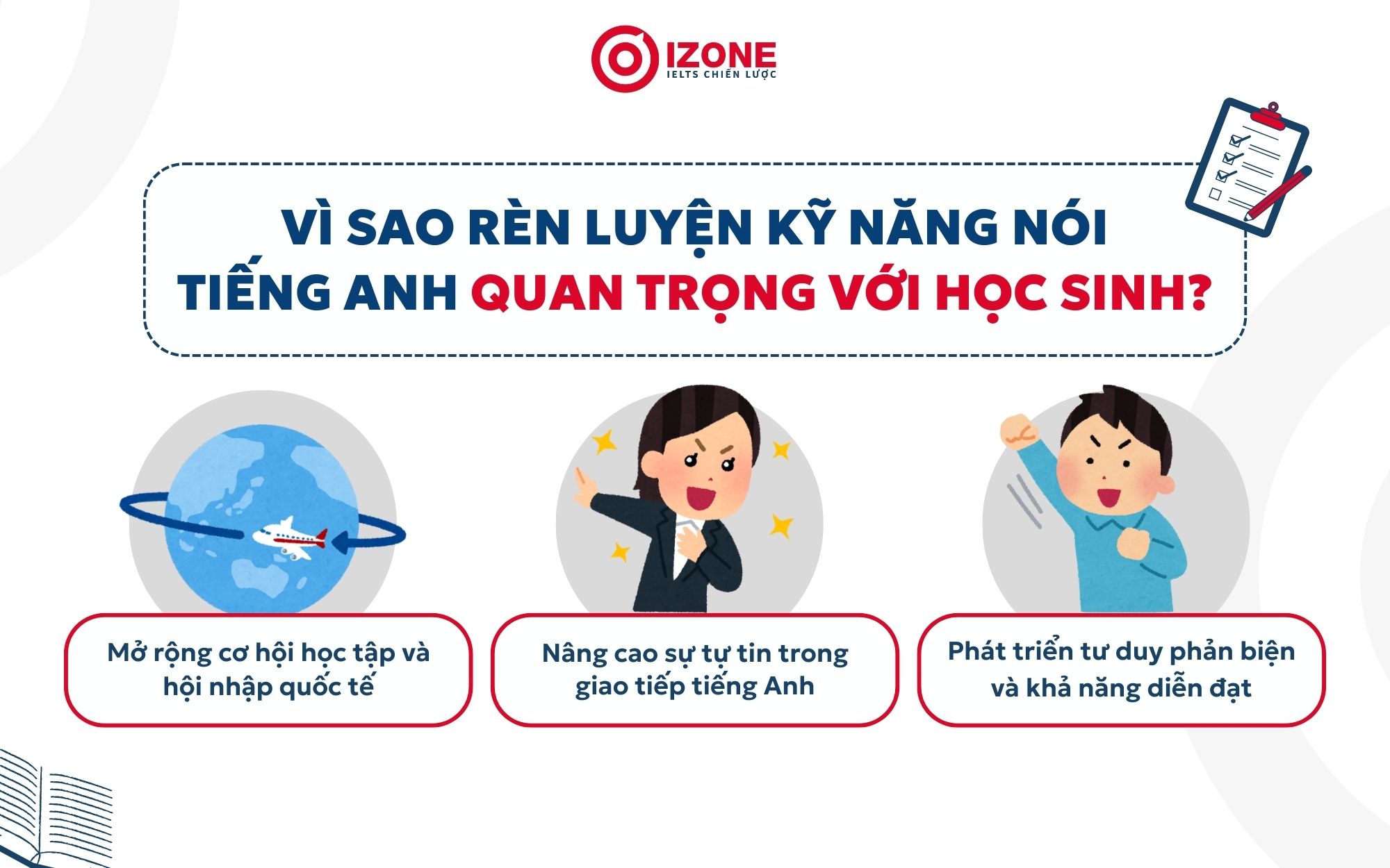 Vì sao rèn luyện kỹ năng nói tiếng Anh quan trọng với học sinh?