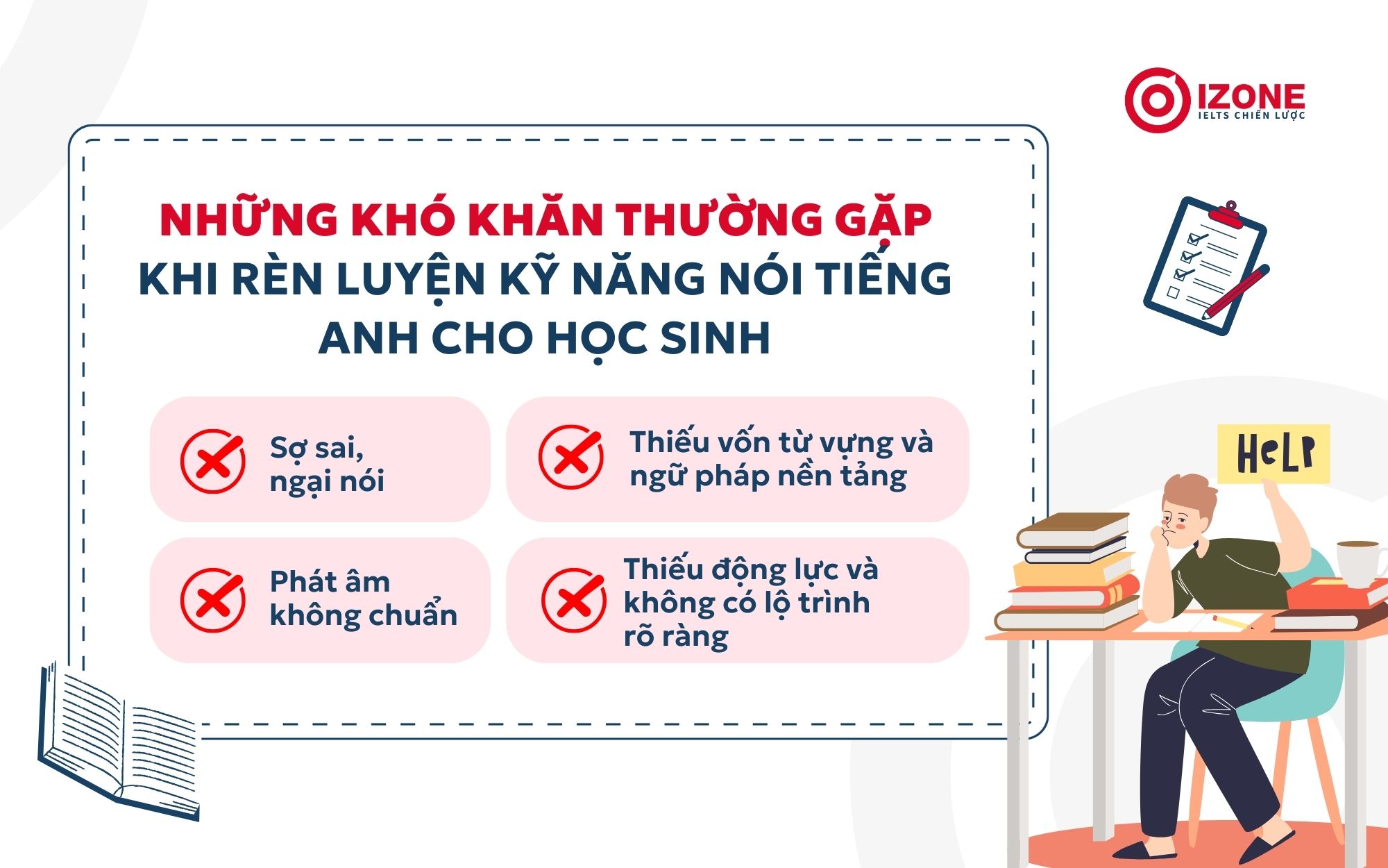 Những khó khăn thường gặp khi rèn luyện kỹ năng nói tiếng Anh cho học sinh và cách khắc phục