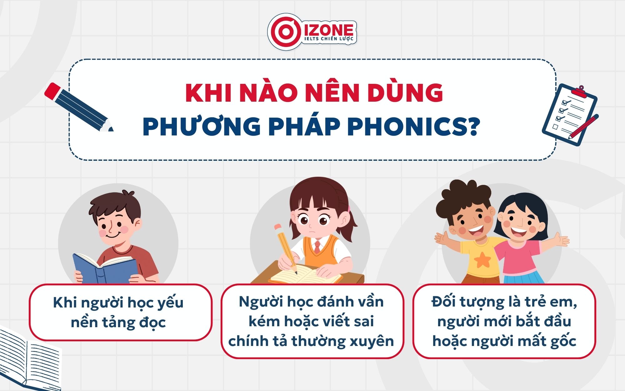 Đối tượng nên sử dụng phương pháp Phonics