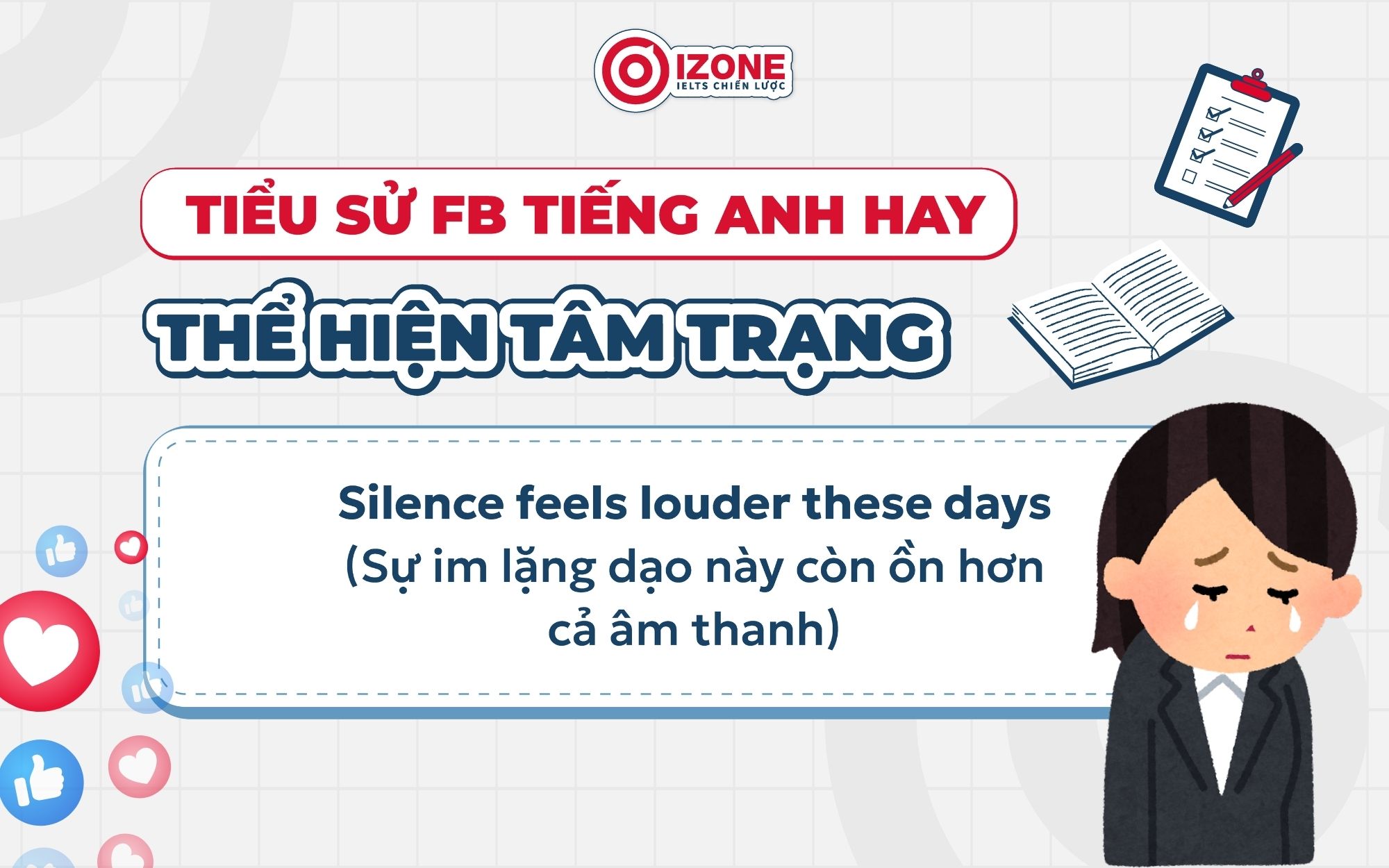 Tiểu sử FB tiếng Anh hay thể hiện tâm trạng