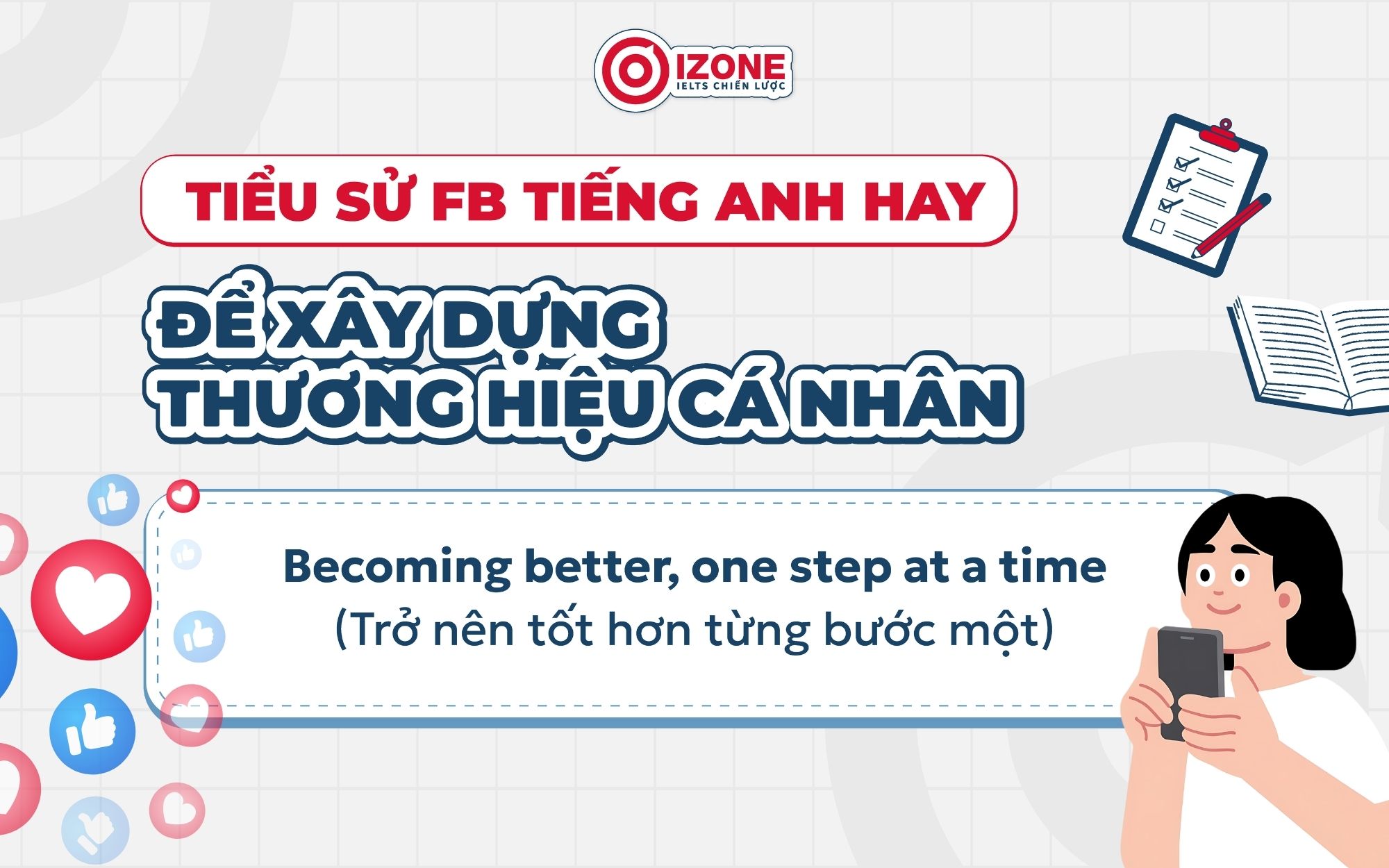 Tiểu sử FB tiếng Anh hay để xây dựng thương hiệu cá nhân