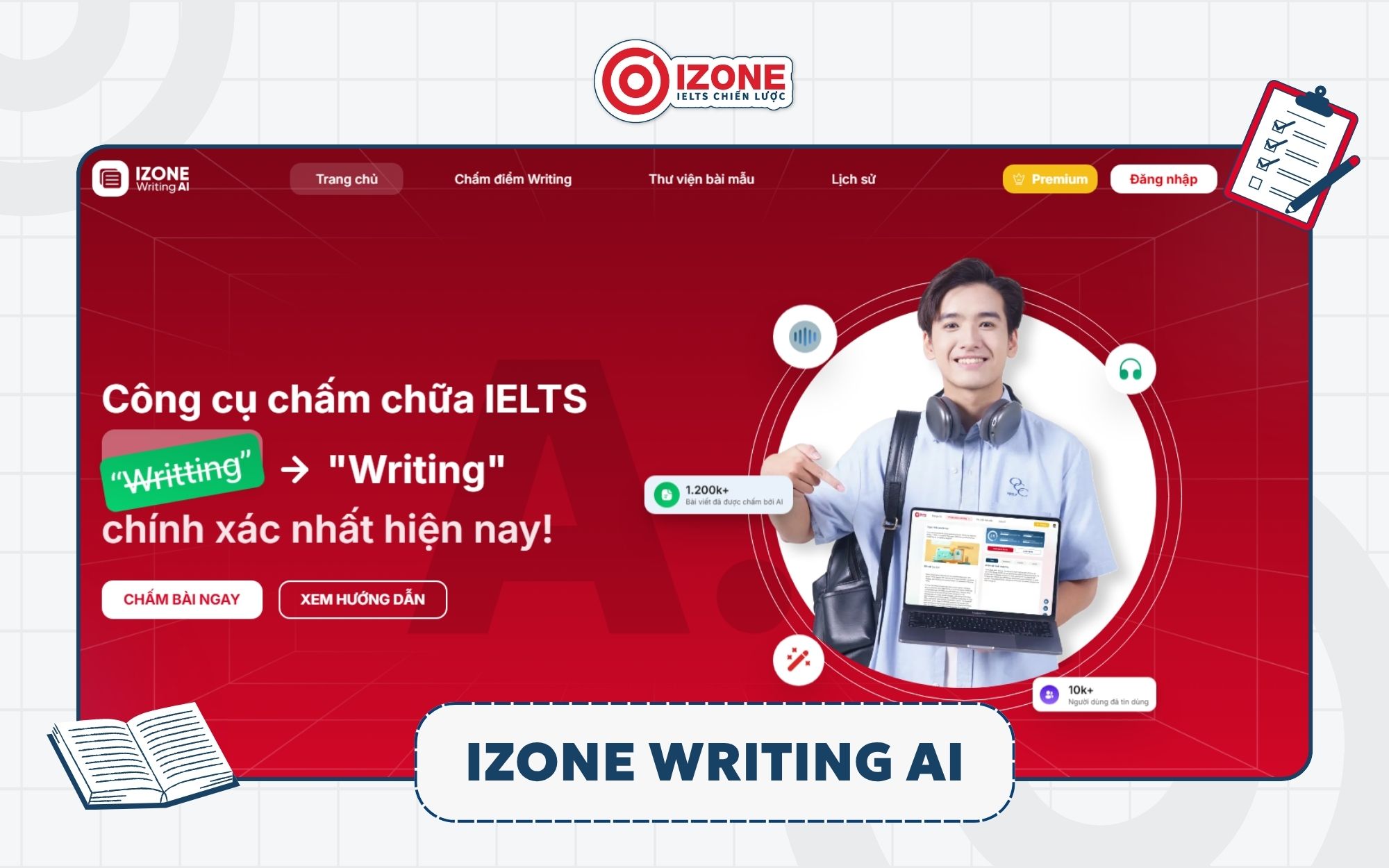 chấm điểm ielts writing