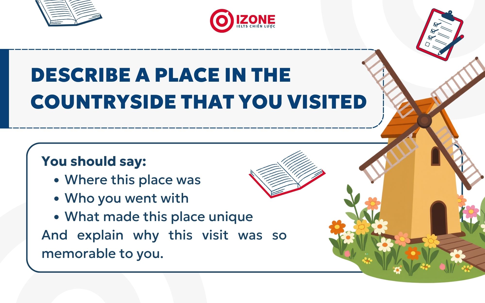 Describe a place in the countryside that you visited