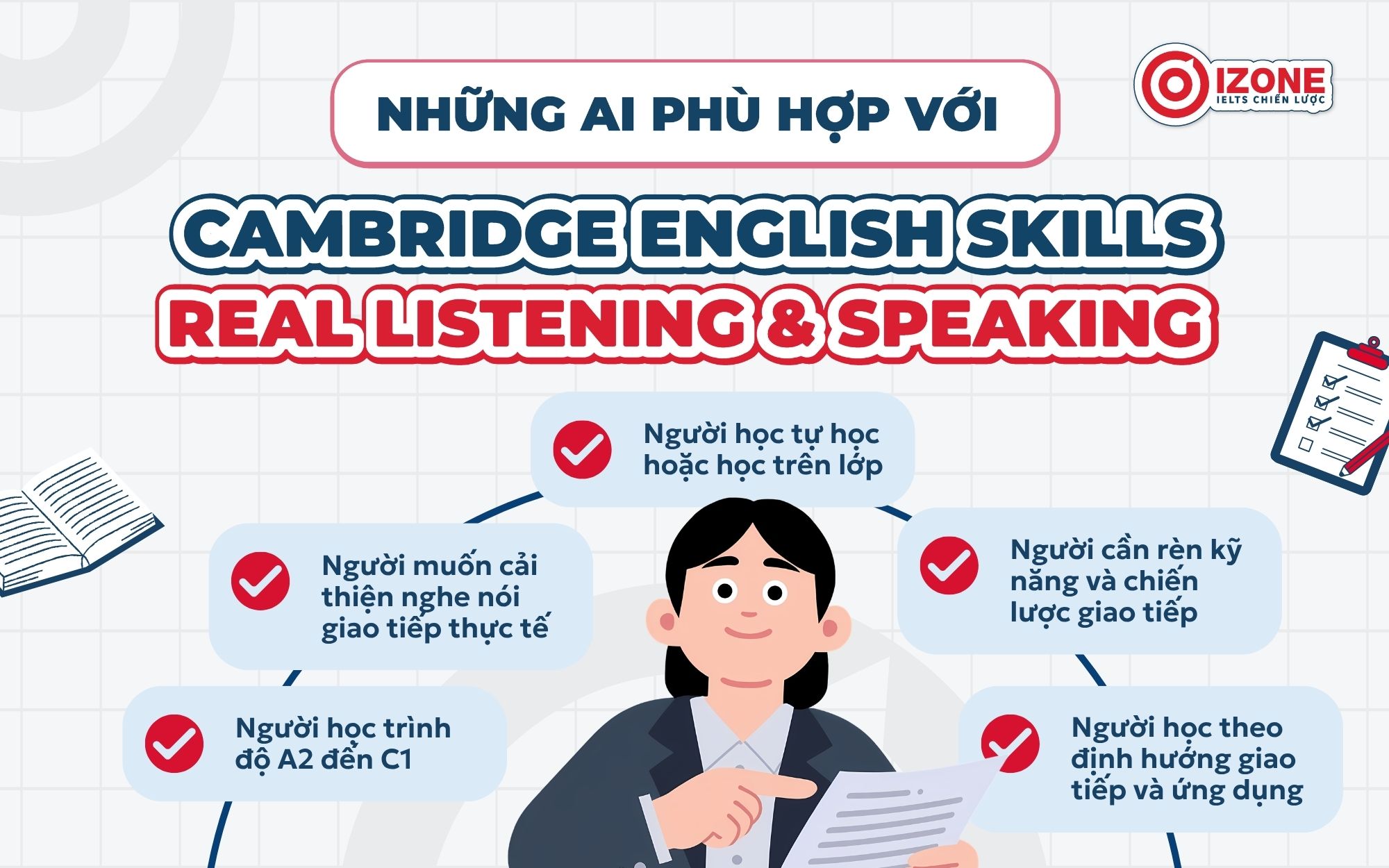 Những ai phù hợp với Cambridge English Skills Real Listening & Speaking