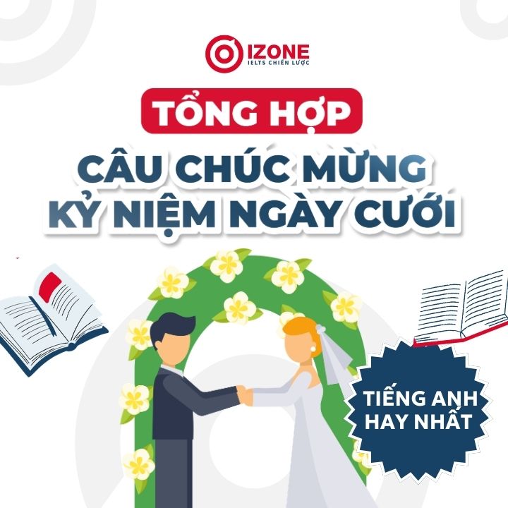 Tổng hợp câu chúc mừng kỷ niệm ngày cưới tiếng Anh hay và ngọt ngào nhất