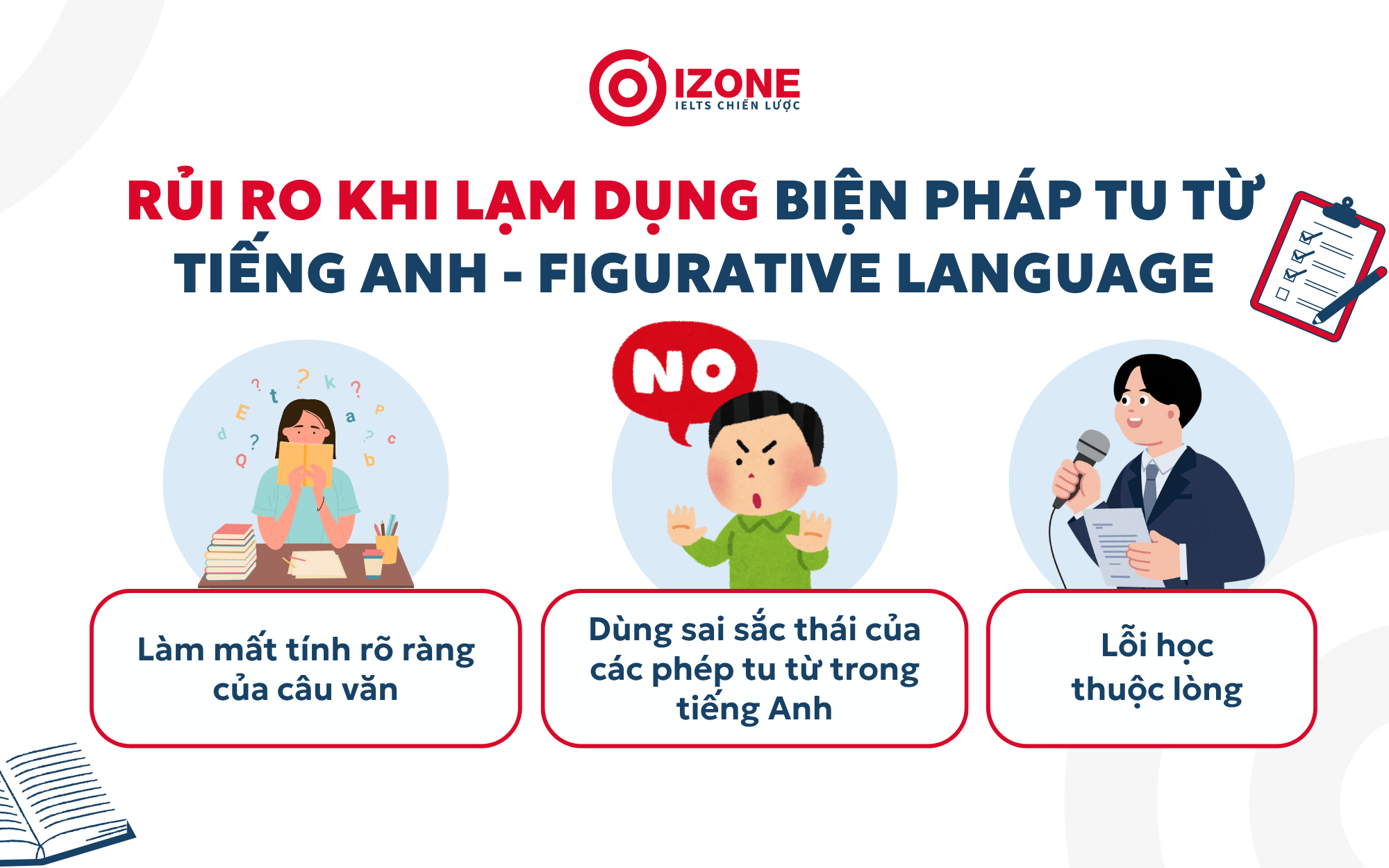 Rủi ro lạm dụng biện pháp tu từ tiếng Anh