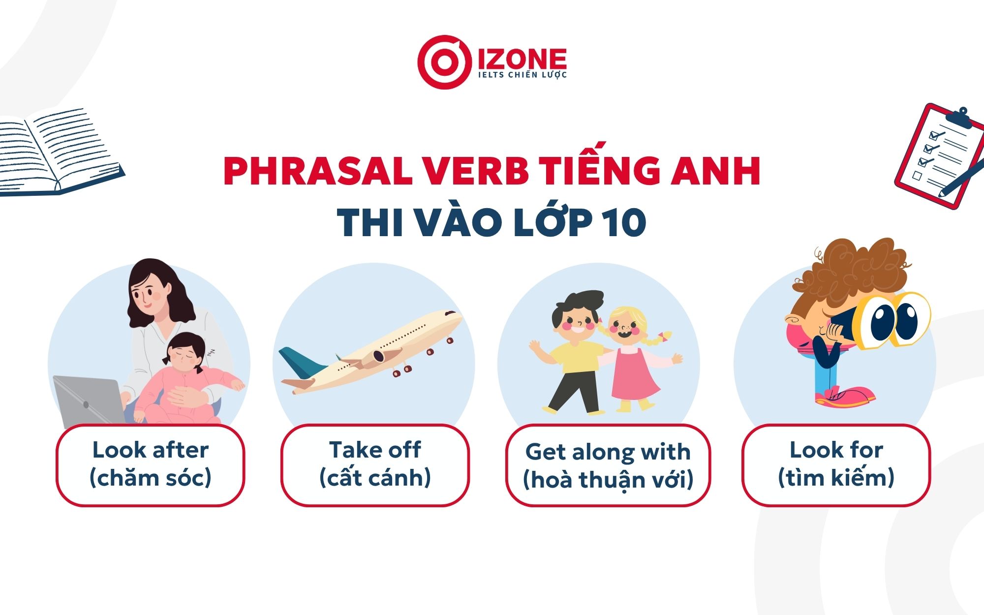 Cấu trúc tiếng Anh thi vào 10, phrasal verb