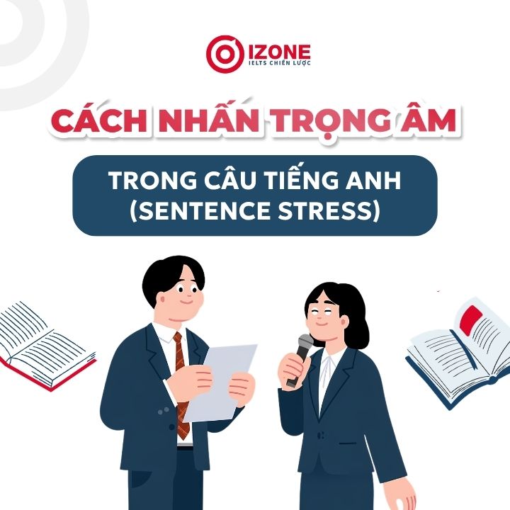 Cách nhấn trọng âm trong câu Tiếng Anh (Sentence Stress): Quy tắc & Bí kíp nói chuẩn