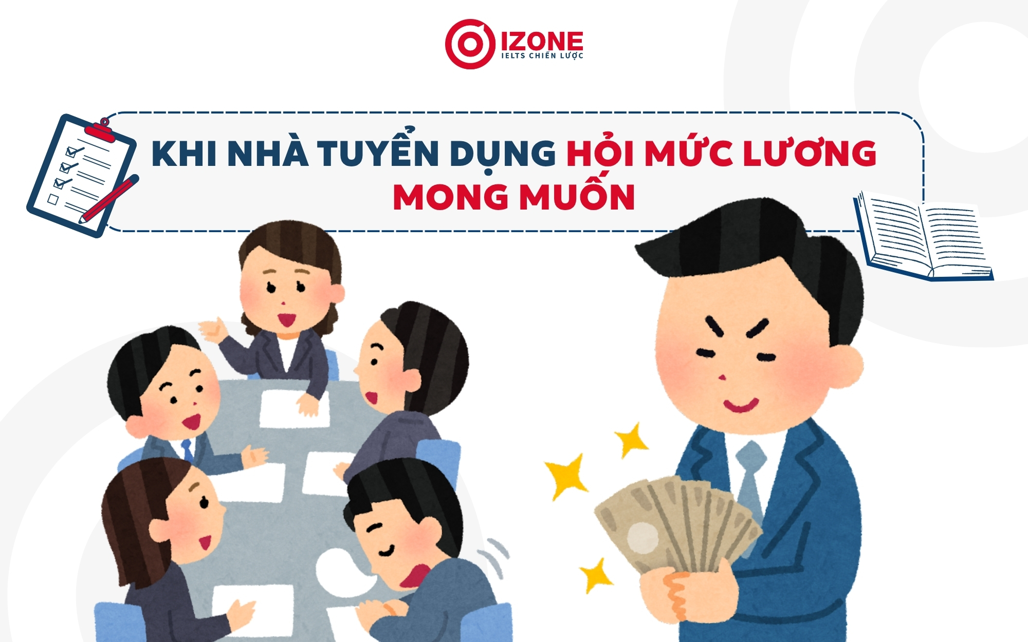Deal lương bằng tiếng Anh khi phỏng vấn.