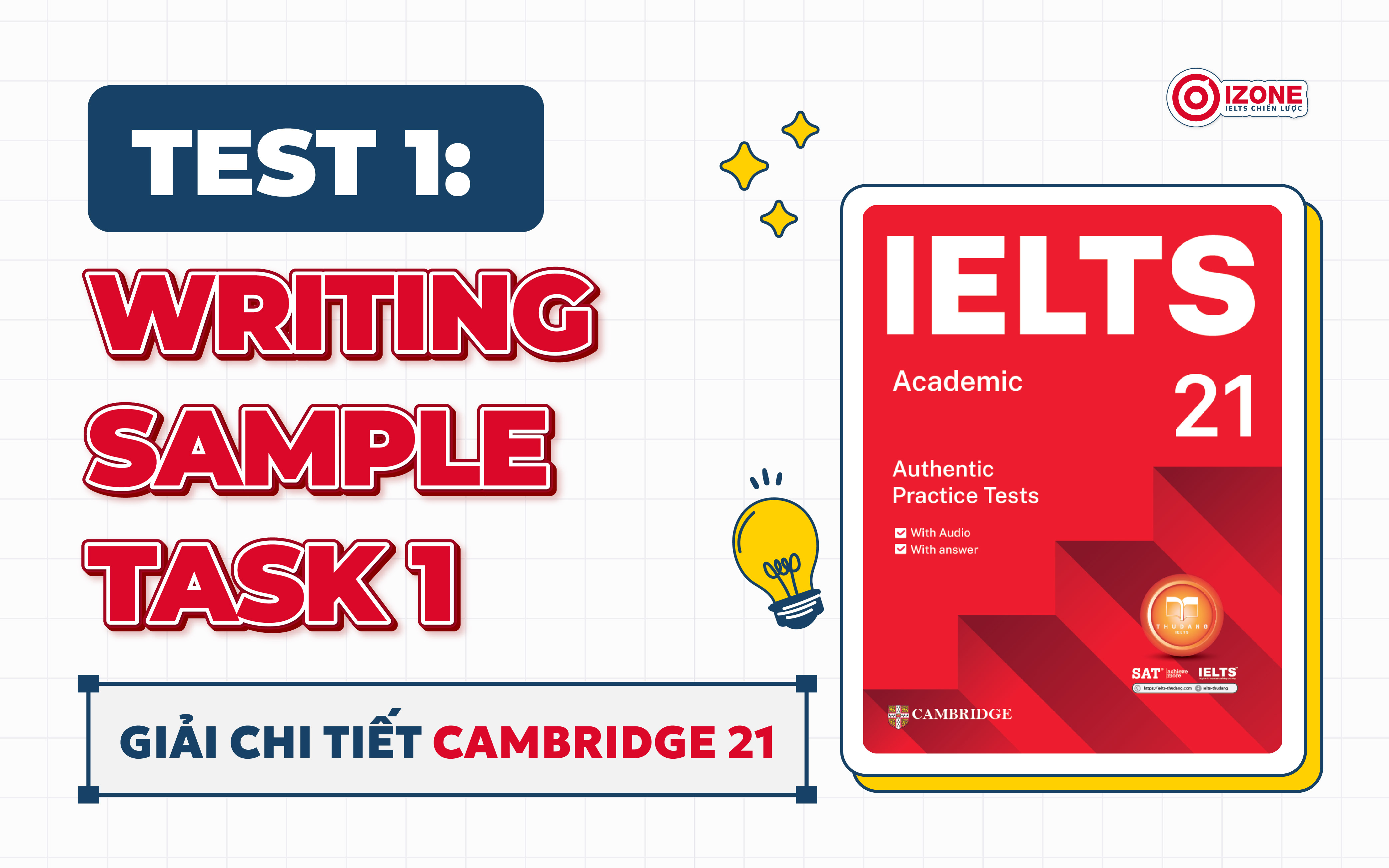 giải đề IELTS Cambridge 21 Test 1 Writing Sample Task 1